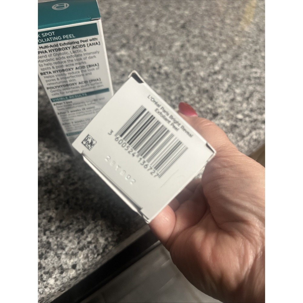 Loreal Bright Reveal Dark Spot Exfoliant Peel .84 oz 25% AHA BHA PHA 2 Pack! NEW - Picture 3 of 3